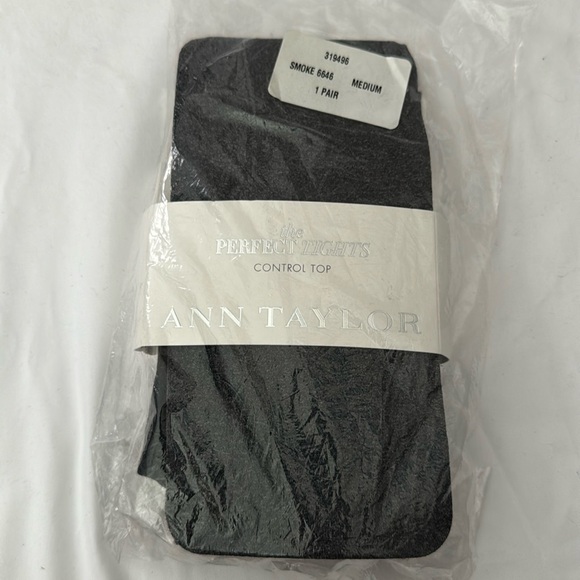 Ann Taylor Size Medium The Perfect Tights Control Top in Smoke - Picture 2 of 3